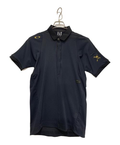 OAKLEY（オークリー）OAKLEY (オークリー) ポロシャツ ブラック サイズ:Mの古着・服飾アイテム
