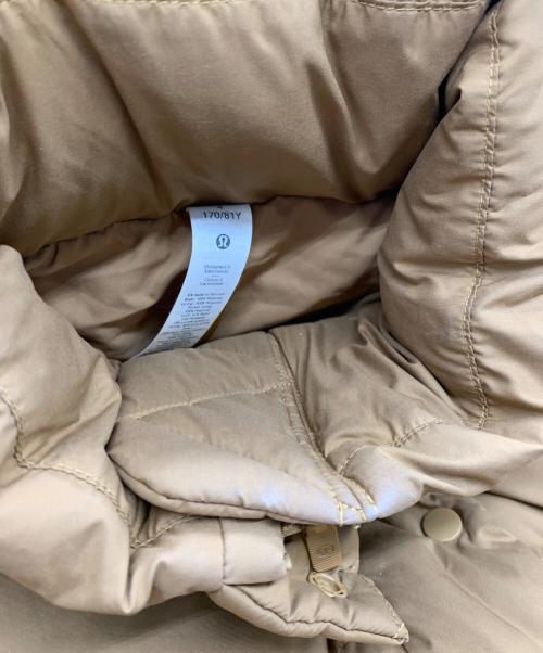 LULULEMON（ルルレモン）LULULEMON (ルルレモン) ダウンコート キャメル サイズ:XLの古着・服飾アイテム