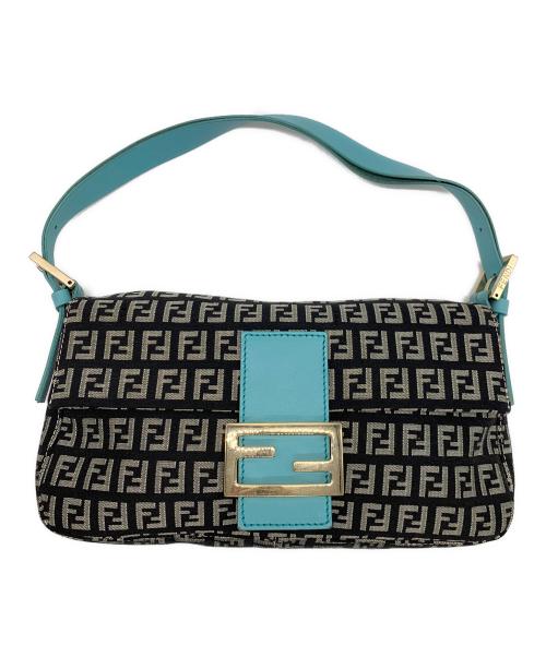 FENDI（フェンディ）FENDI (フェンディ) バッグ ブラック×ブルーの古着・服飾アイテム