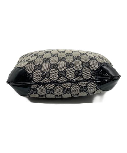 GUCCI（グッチ）GUCCI (グッチ) ワンショルダーバッグ ブラック×グレーの古着・服飾アイテム
