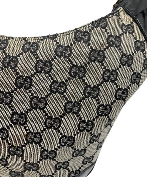 GUCCI（グッチ）GUCCI (グッチ) ワンショルダーバッグ ブラック×グレーの古着・服飾アイテム