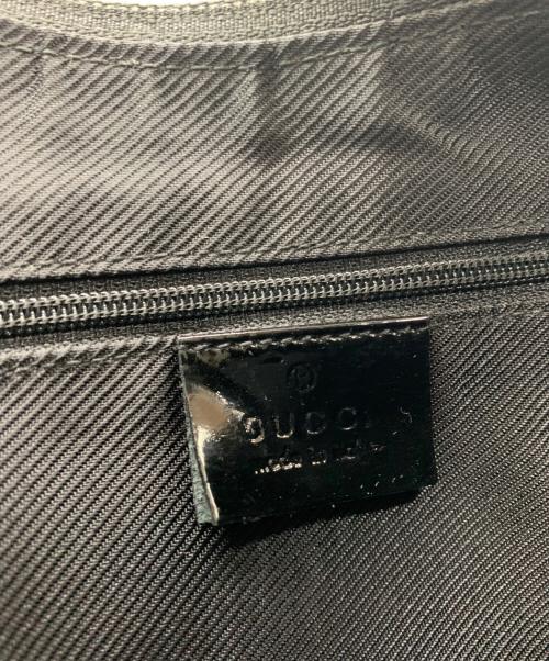 GUCCI（グッチ）GUCCI (グッチ) ワンショルダーバッグ ブラック×グレーの古着・服飾アイテム
