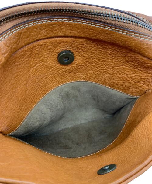 土屋鞄（ツチヤカバン）土屋鞄 (ツチヤカバン) レザーショルダーバッグ ブラウンの古着・服飾アイテム