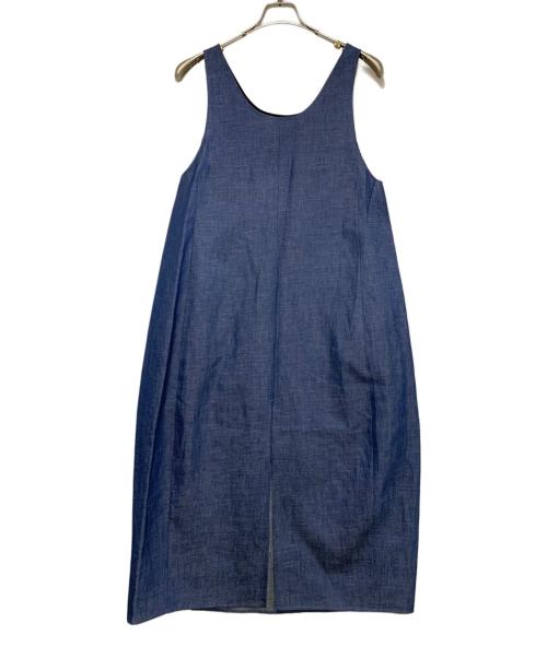 LUDLOW（ラドロー）LUDLOW (ラドロー) ノースリーブ・キャミソールワンピース ネイビー サイズ:1 未使用品の古着・服飾アイテム