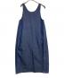 LUDLOW（ラドロー）の古着「ノースリーブ・キャミソールワンピース」｜ネイビー