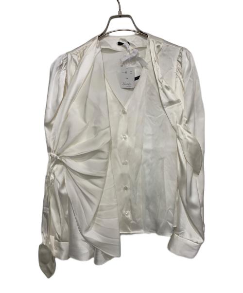 LUDLOW（ラドロー）LUDLOW (ラドロー) 長袖ブラウス ホワイト サイズ:SIZE1の古着・服飾アイテム