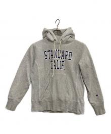 Champion REVERSE WEAVE×STANDARD CALIFORNIA（チャンピオン リバース ウィーブ×スタンダードカリフォルニア）の古着「プルオーバーパーカー」｜グレー