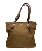 PRADAプラダ）の古着「ナイロントートバッグ」｜ブラウン