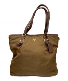 PRADA（プラダ）の古着「ナイロントートバッグ」｜ブラウン