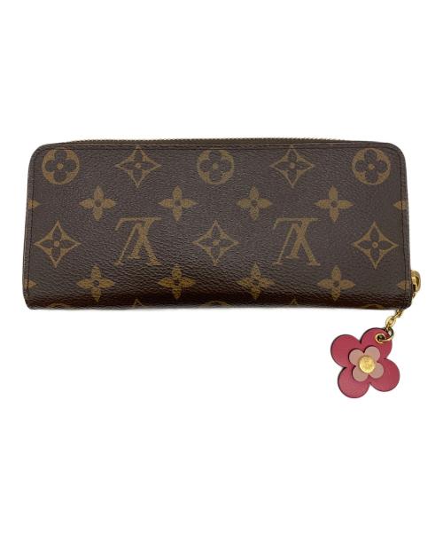 LOUIS VUITTON（ルイ ヴィトン）LOUIS VUITTON (ルイ ヴィトン) ポルトフォイユ・クレマンス フラワー ブラウンの古着・服飾アイテム