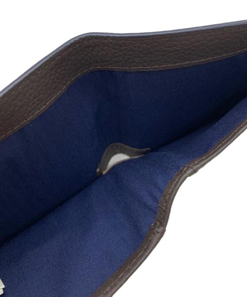 LACOSTE（ラコステ）LACOSTE (ラコステ) 2つ折り財布 ブラウンの古着・服飾アイテム