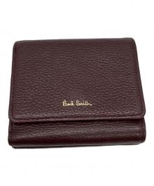PAUL SMITH（ポールスミス）の古着「がま口3つ折り財布」｜パープル