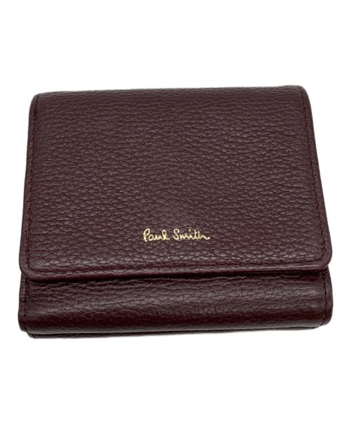 PAUL SMITH（ポールスミス）Paul Smith (ポールスミス) がま口3つ折り財布 パープルの古着・服飾アイテム