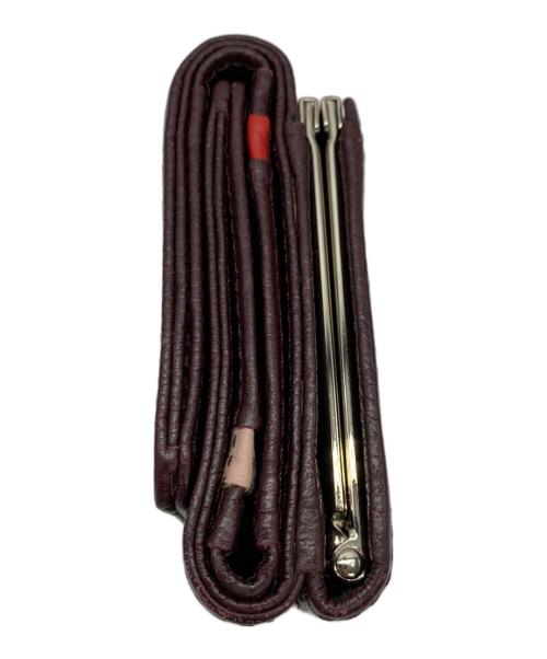 PAUL SMITH（ポールスミス）Paul Smith (ポールスミス) がま口3つ折り財布 パープルの古着・服飾アイテム