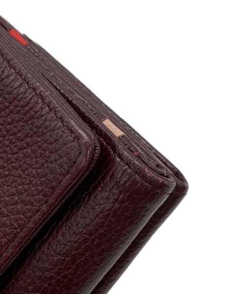 PAUL SMITH（ポールスミス）Paul Smith (ポールスミス) がま口3つ折り財布 パープルの古着・服飾アイテム