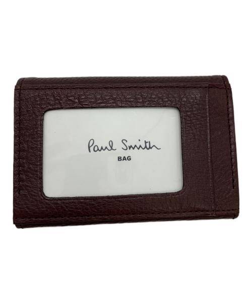 PAUL SMITH（ポールスミス）Paul Smith (ポールスミス) カードケース ボルドーの古着・服飾アイテム