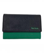 PAUL SMITHポールスミス）の古着「カードケース」｜ネイビー×グリーン