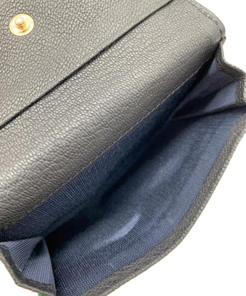 PAUL SMITH（ポールスミス）Paul Smith (ポールスミス) カードケース ネイビー×グリーンの古着・服飾アイテム