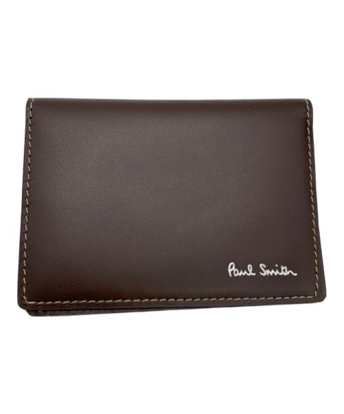 PAUL SMITH（ポールスミス）Paul Smith (ポールスミス) カードケース ブラウンの古着・服飾アイテム