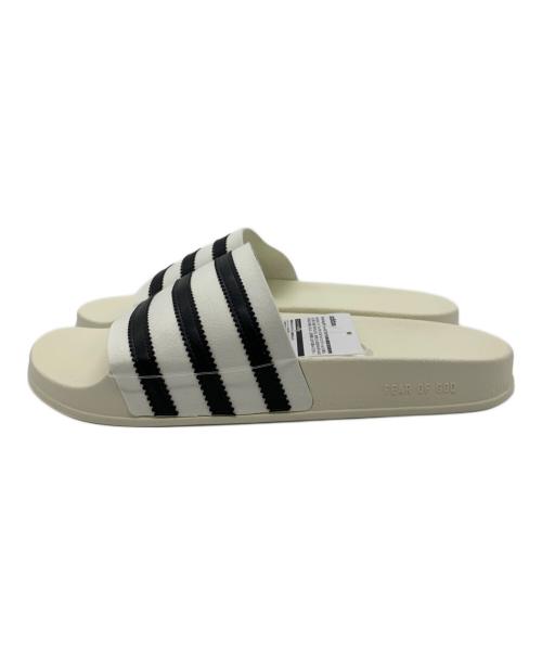 adidas（アディダス）adidas (アディダス) FEAR OF GOD (フィア・オブ・ゴッド) サンダル ブラック×アイボリー サイズ:26.5の古着・服飾アイテム