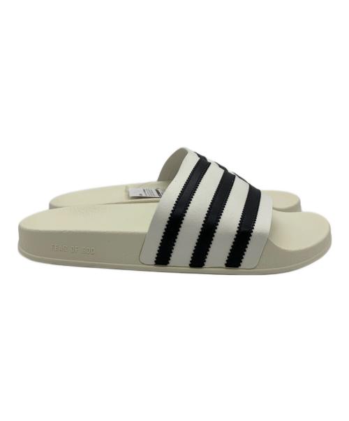 adidas（アディダス）adidas (アディダス) FEAR OF GOD (フィア・オブ・ゴッド) サンダル ブラック×アイボリー サイズ:26.5の古着・服飾アイテム