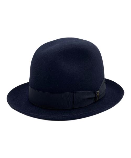 BORSALINO（ボルサリーノ）BORSALINO (ボルサリーノ) ラビットウールハット ネイビーの古着・服飾アイテム