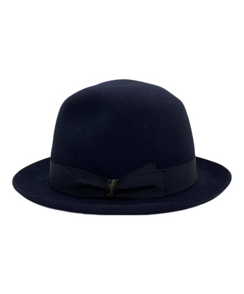 BORSALINO（ボルサリーノ）BORSALINO (ボルサリーノ) ラビットウールハット ネイビーの古着・服飾アイテム