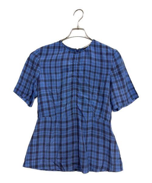 Acne studios（アクネ ストゥディオズ）ACNE STUDIOS (アクネ ストゥディオズ) 半袖ブラウス ブルー サイズ:34の古着・服飾アイテム