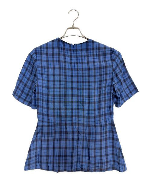 Acne studios（アクネ ストゥディオズ）ACNE STUDIOS (アクネ ストゥディオズ) 半袖ブラウス ブルー サイズ:34の古着・服飾アイテム