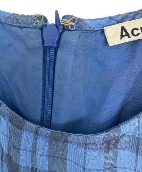 Acne studios（アクネ ストゥディオズ）ACNE STUDIOS (アクネ ストゥディオズ) 半袖ブラウス ブルー サイズ:34の古着・服飾アイテム