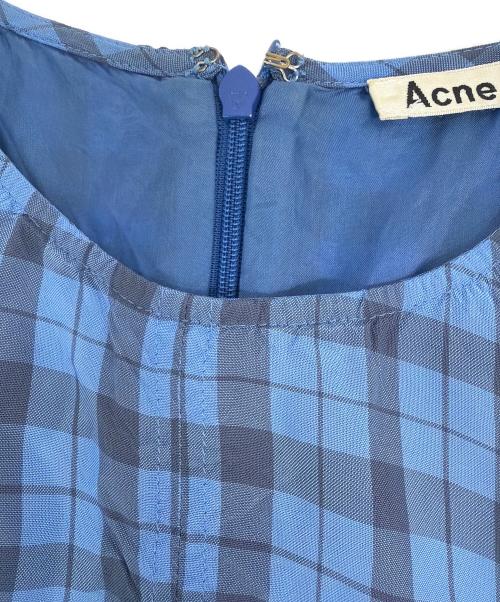 Acne studios（アクネ ストゥディオズ）ACNE STUDIOS (アクネ ストゥディオズ) 半袖ブラウス ブルー サイズ:34の古着・服飾アイテム