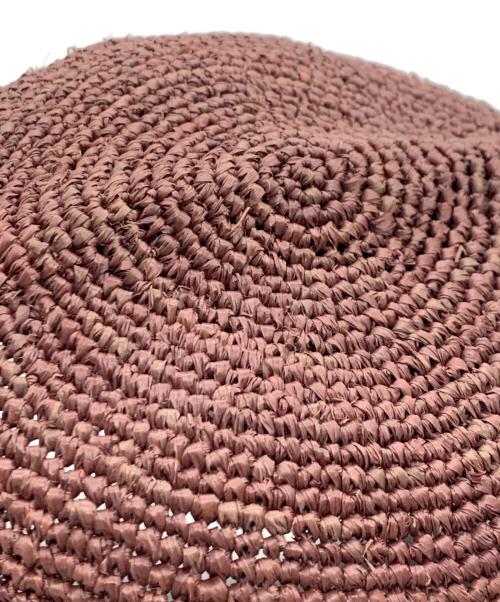 HELEN KAMINSKI（ヘレンカミンスキー）HELEN KAMINSKI (ヘレンカミンスキー) ラフィアハット ボルドーの古着・服飾アイテム