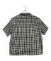 INDIA SHIRTINGS (インディア シャーティングス) JOURNAL STANDARD relume (ジャーナルスタンダード レリューム) 半袖シャツ ホワイト×ネイビー サイズ:L：5000円