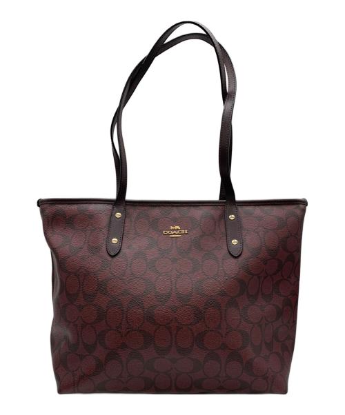 COACH（コーチ）COACH (コーチ) トートバッグ ブラウン サイズ:-の古着・服飾アイテム