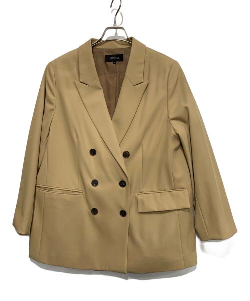 UNTITLED（アンタイトル）UNTITLED (アンタイトル) ダブルジャケット ブラウン サイズ:3Lの古着・服飾アイテム