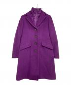 MaxMaraマックスマーラ）の古着「ライナー付コート」｜パープル