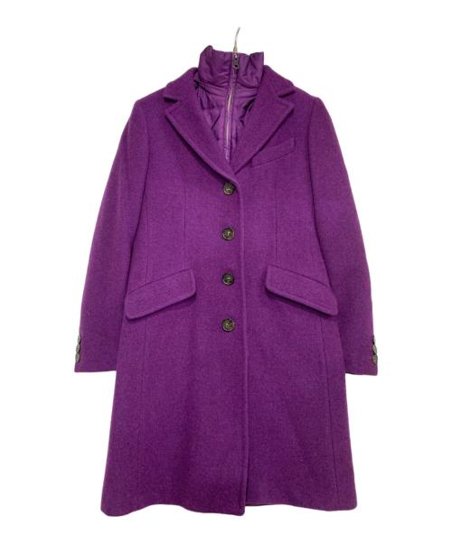 MaxMara（マックスマーラ）MaxMara (マックスマーラ) ライナー付コート パープル サイズ:XLの古着・服飾アイテム