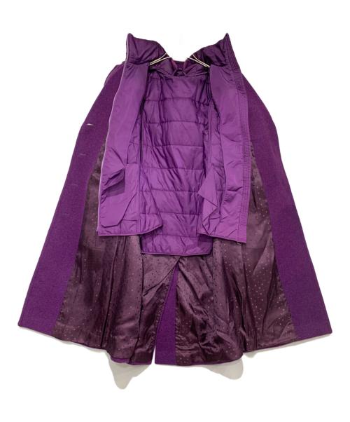 MaxMara（マックスマーラ）MaxMara (マックスマーラ) ライナー付コート パープル サイズ:XLの古着・服飾アイテム