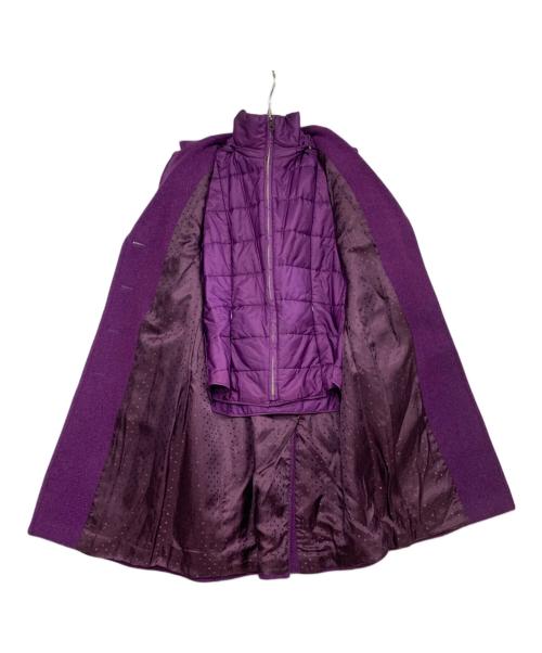 MaxMara（マックスマーラ）MaxMara (マックスマーラ) ライナー付コート パープル サイズ:XLの古着・服飾アイテム