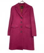 MaxMaraマックスマーラ）の古着「チェスターコート」｜パープル