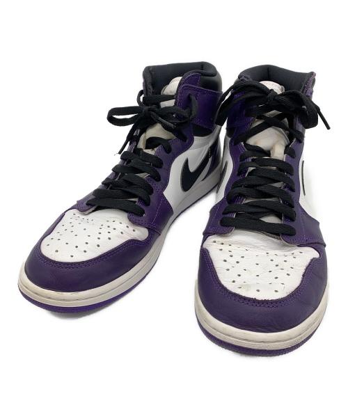 NIKE（ナイキ）NIKE (ナイキ) スニーカー ホワイト×パープル サイズ:29の古着・服飾アイテム