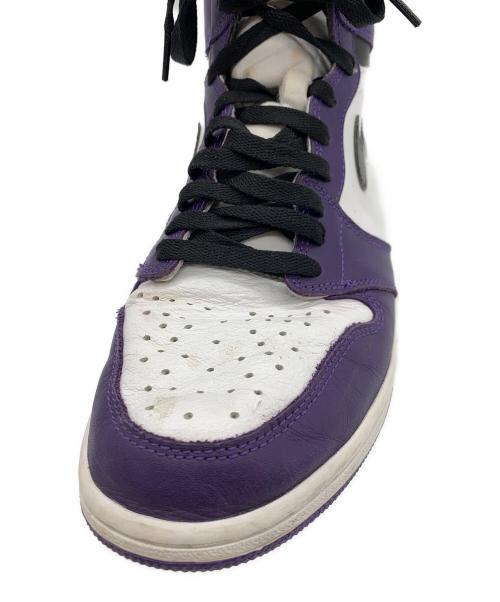 NIKE（ナイキ）NIKE (ナイキ) スニーカー ホワイト×パープル サイズ:29の古着・服飾アイテム