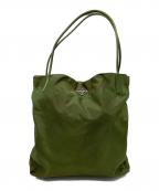 PRADAプラダ）の古着「トートバッグ」｜グリーン