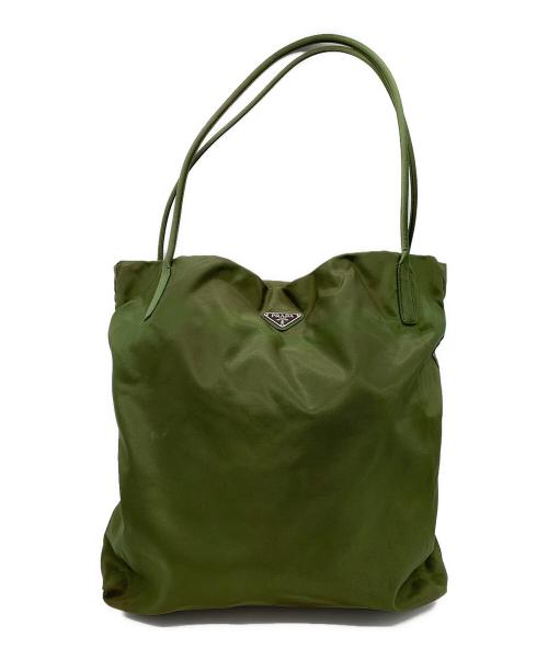 PRADA（プラダ）PRADA (プラダ) トートバッグ グリーン サイズ:-の古着・服飾アイテム