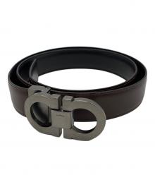 Ferragamo（フェラガモ）の古着「ガンチーニベルト」｜ブラック