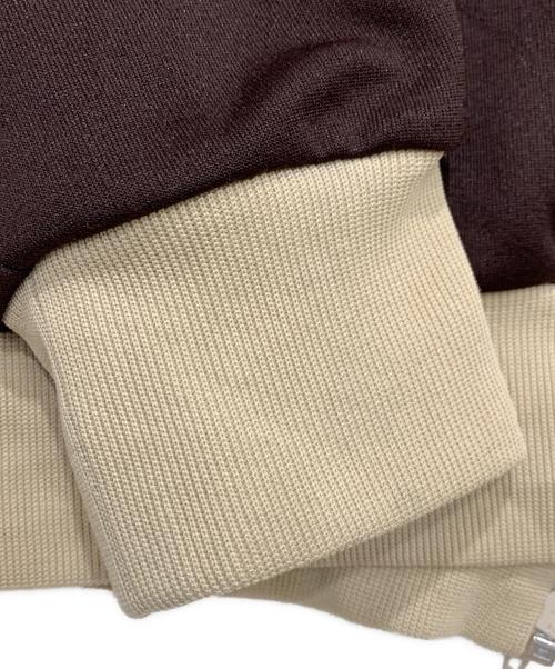 adidas（アディダス）adidas (アディダス) DESCENTE (デサント) トラックジャケット ブラウン×ベージュ サイズ:Lの古着・服飾アイテム