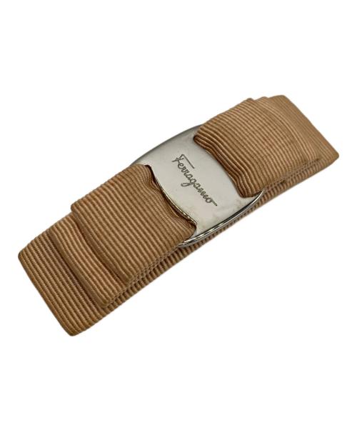 Salvatore Ferragamo（サルヴァトーレ フェラガモ）Salvatore Ferragamo (サルヴァトーレ フェラガモ) ヘアアクセサリー ブラウンの古着・服飾アイテム