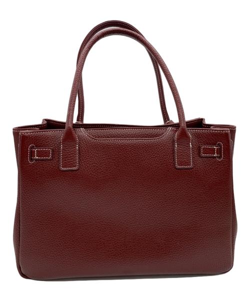 傳濱野（デンハマノ）傳濱野 (デンハマノ) ハンドバッグ レッドの古着・服飾アイテム