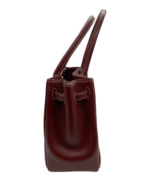 傳濱野（デンハマノ）傳濱野 (デンハマノ) ハンドバッグ レッドの古着・服飾アイテム
