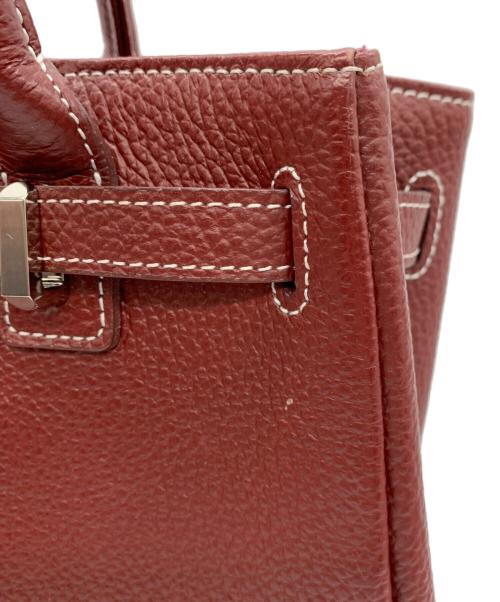 傳濱野（デンハマノ）傳濱野 (デンハマノ) ハンドバッグ レッドの古着・服飾アイテム